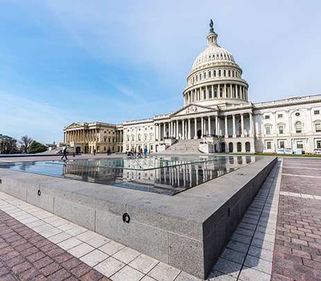 U.S. Capitol Building in Washington DC