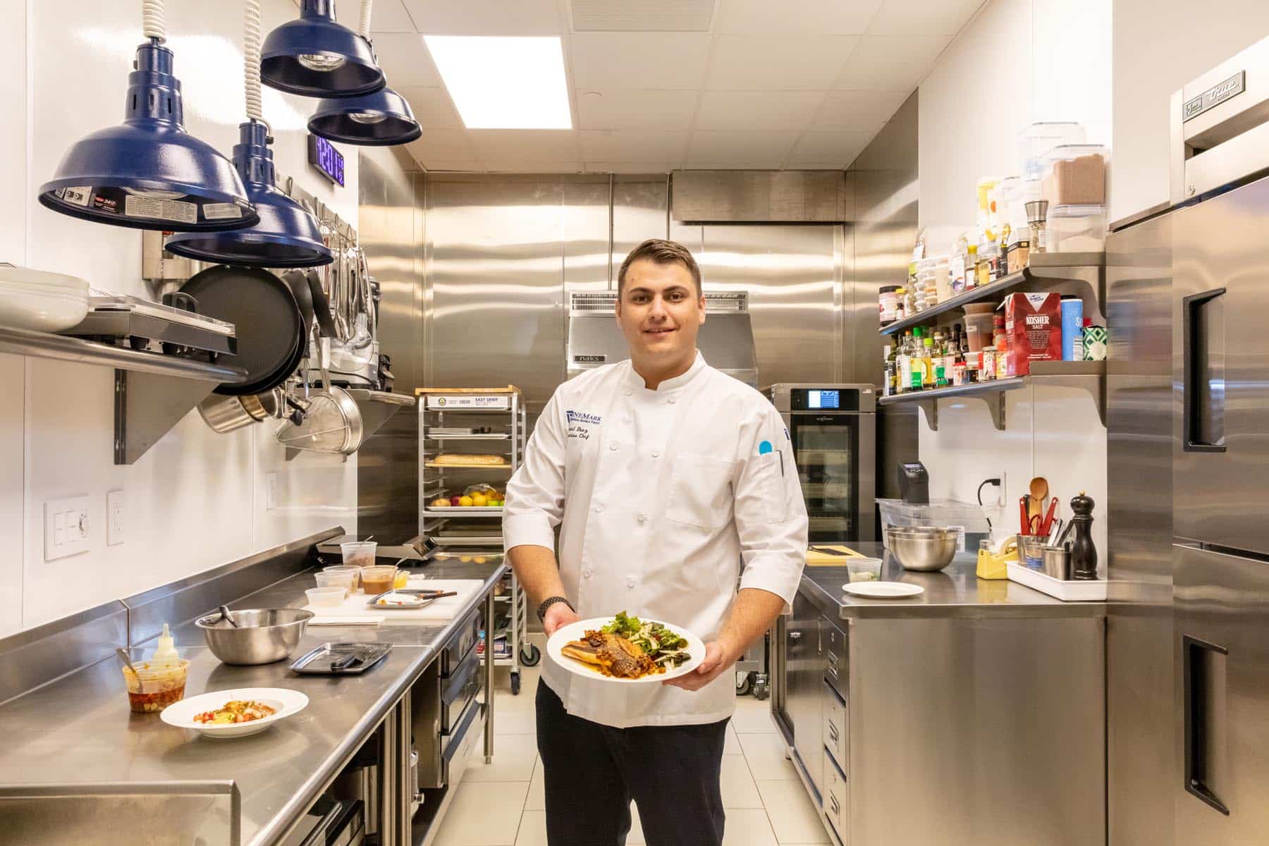 Jupiter office Kitchen with Chef Daniel Diaz