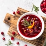 cranberry sauce