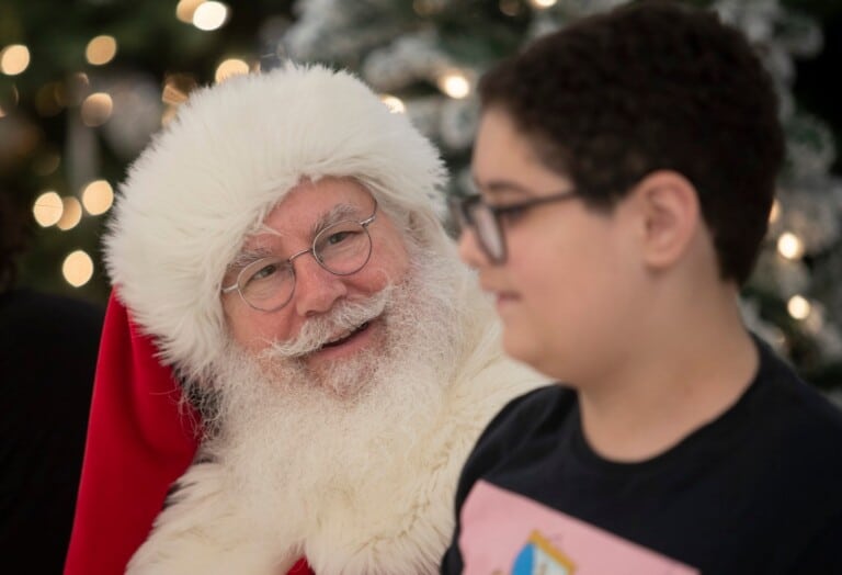 Santa with Boy