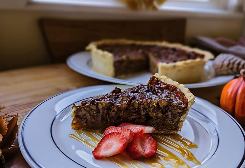 Kentucky Bourbon Pecan and Butterscotch Chip Pie
