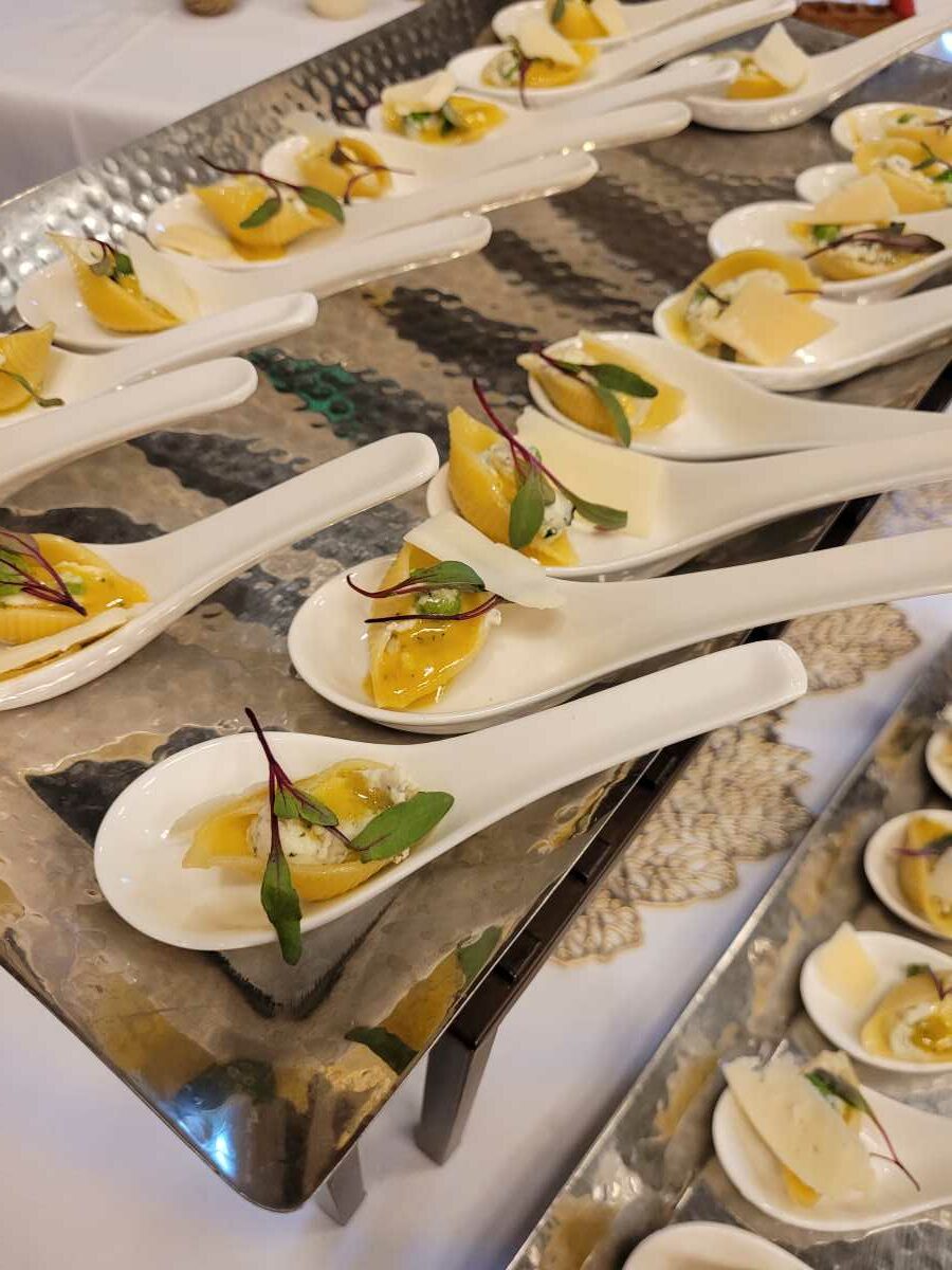 Mini Butternut Ricotta Stuffed Shells with Orange Vinaigrette - FineMark National Bank & Trust