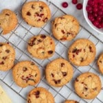 Orange Cranberry White Chocolate Cookies