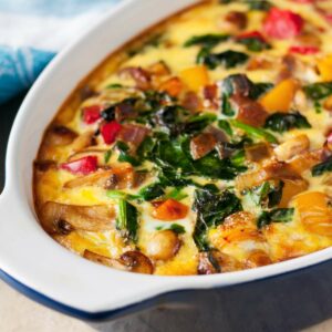 Asiago Frittata Casserole