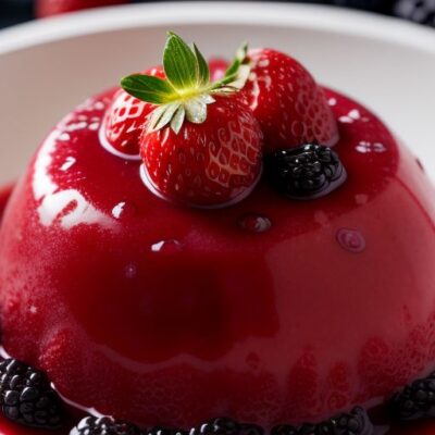 Summer Pudding with Fresh Berries