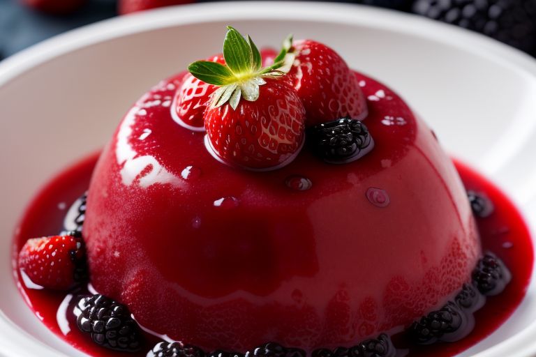 Summer Pudding with Fresh Berries