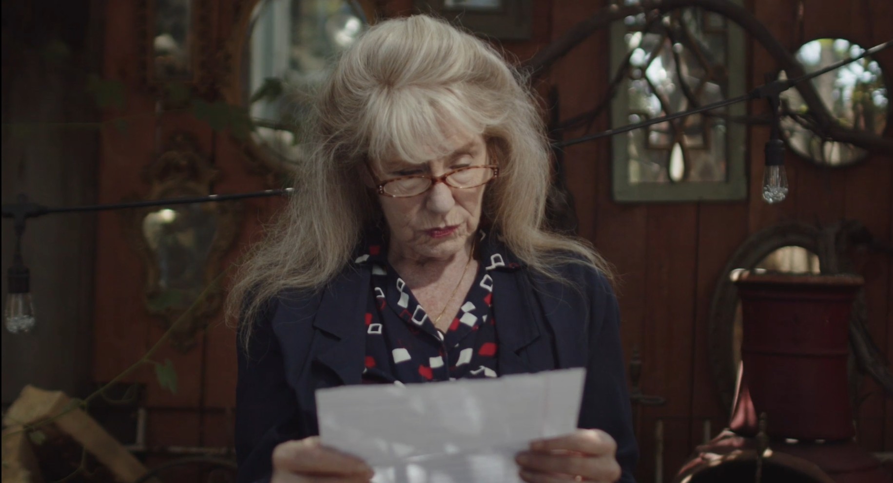 Senior Woman Reading Letter