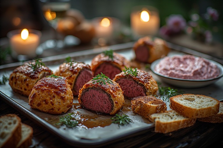 mini beef wellingtons